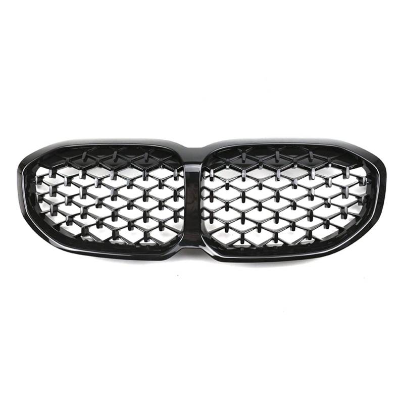 Auto Vorne Mitte Grille Sport Gitter Ersatz ABS Kompatibel Für BMW 1 Serie F40 Fließheck 2020 2021 2022 +(Diamond-01) von XWBTRQLK