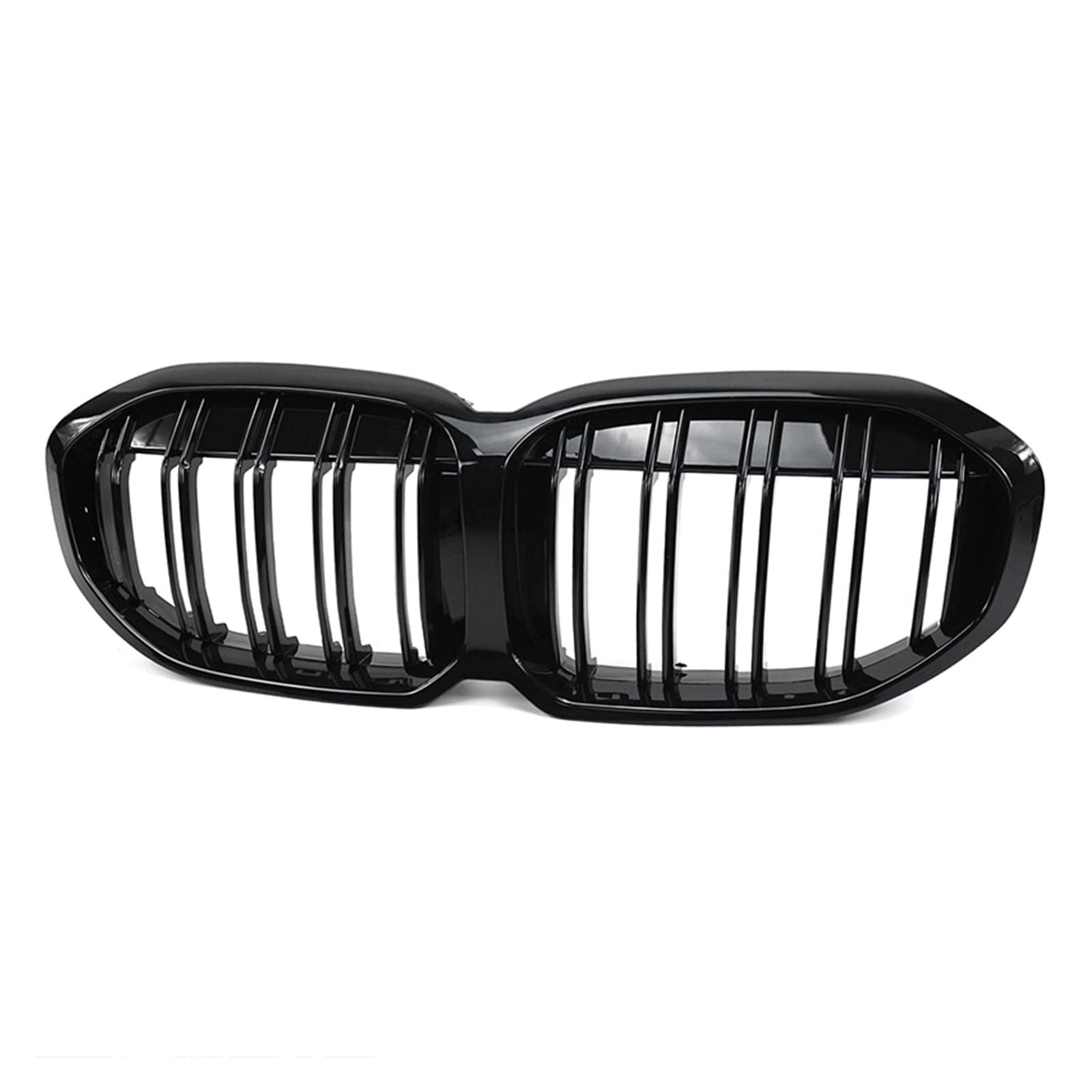 Auto Vorne Mitte Grille Sport Gitter Ersatz ABS Kompatibel Für BMW 1 Serie F40 Fließheck 2020 2021 2022 +(Double Line) von XWBTRQLK