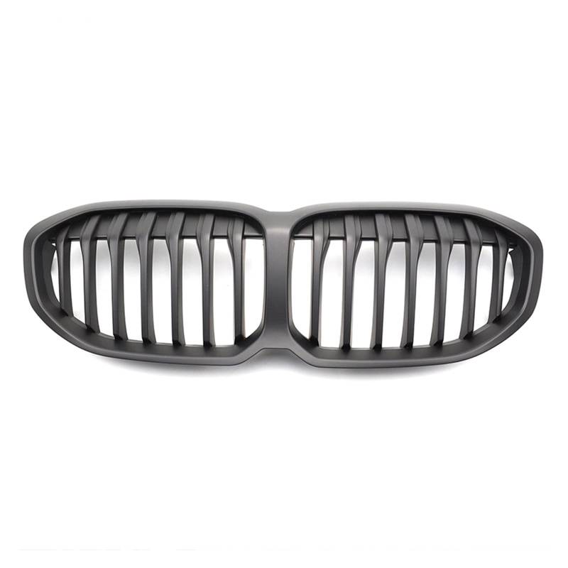 Auto Vorne Mitte Grille Sport Gitter Ersatz ABS Kompatibel Für BMW 1 Serie F40 Fließheck 2020 2021 2022 +(Matt Black) von XWBTRQLK