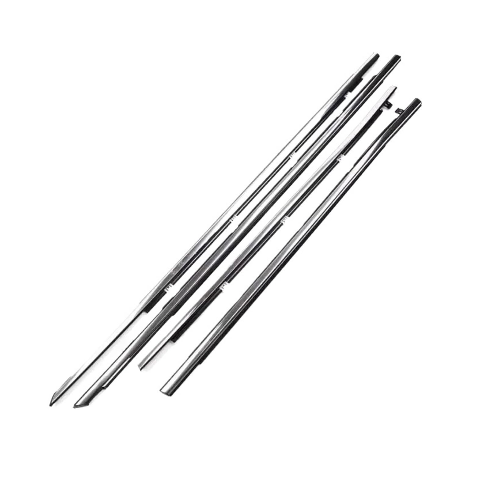 Autofensterglas-Versiegelungsstreifen, kompatibel mit Toyota Corolla E170 E180 2014–2019 Levin Sedan, Chrom-Dichtungsstreifen, Schichtungsform, Zubehör(Plating 4pcs) von XWBTRQLK