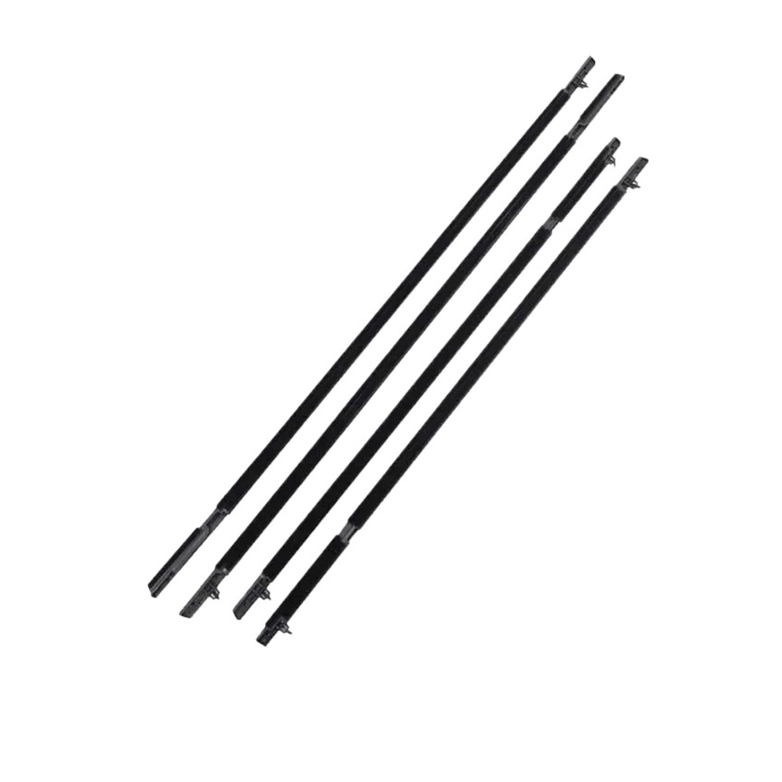 Autozubehör Kompatibel für Honda Odyssey RB3 RB4 MK4 RB 2008 2009~2013 Fensterglas-Versiegelungsstreifen Tür Regendichte Wetterdichtungen(Black 4pcs) von XWBTRQLK