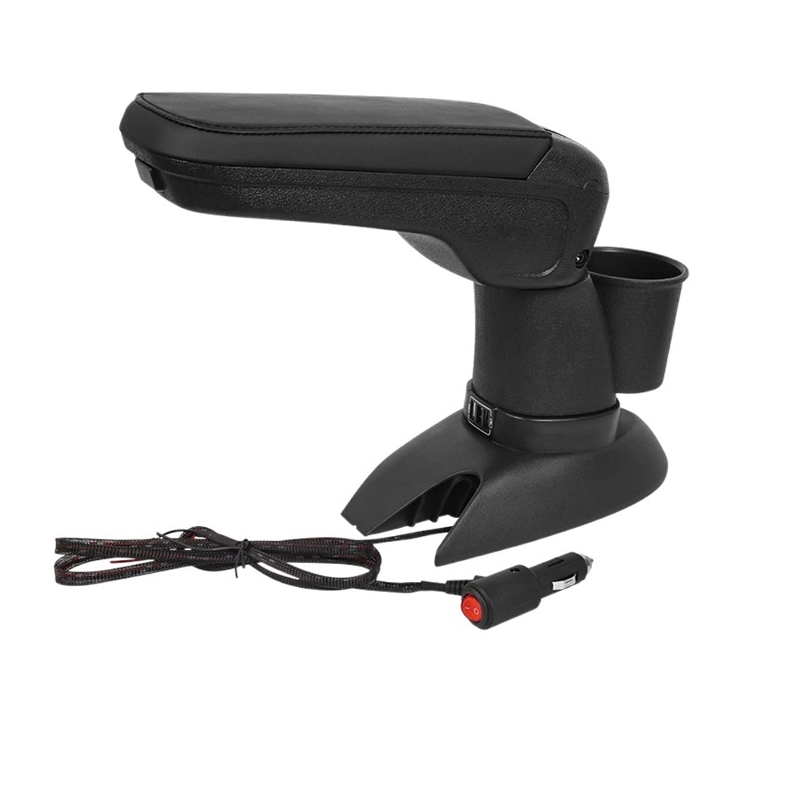 Car Center Console Gap Organizer Handstützen Verstellbare Sitzarmlehnenbox Kompatibel for MINI COOPER F55F56F57R55R56R57R58R59R60R61(F55F56F57 USB) von XWBTRQLK