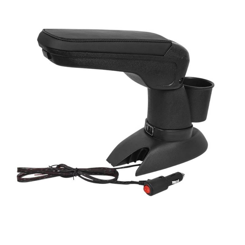 Car Center Console Gap Organizer Handstützen Verstellbare Sitzarmlehnenbox Kompatibel for MINI COOPER F55F56F57R55R56R57R58R59R60R61(F55F56F57 USB) von XWBTRQLK