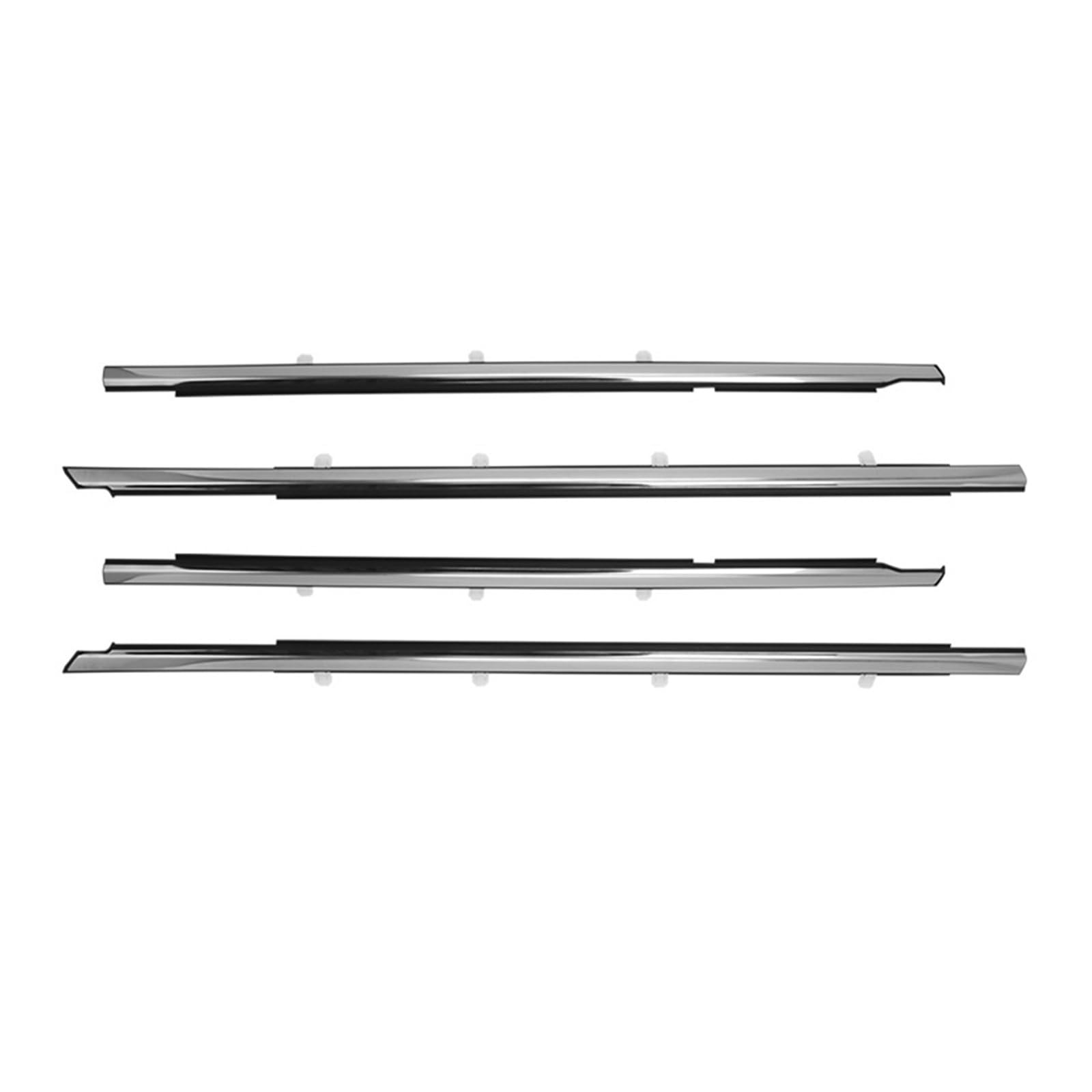 Chrom-Autofenster-Tür-Gürtel-Dichtungsstreifen, kompatibel für Honda Accord 2008 2009 2010 2011 2012, Außen-Regenabweiser-Dichtungsverkleidung, Zubehör von XWBTRQLK