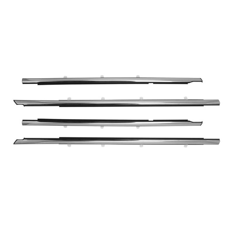 Chrom-Autofenster-Tür-Gürtel-Dichtungsstreifen, kompatibel für Honda Accord 2008 2009 2010 2011 2012, Außen-Regenabweiser-Dichtungsverkleidung, Zubehör von XWBTRQLK