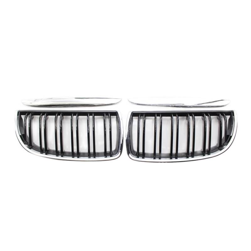 Chromgitter Auto-Nierengrill Doppellamellengitter Kompatibel für BMW F30 F35 E90 E91 E36 F10 F18 F06 F12 F22 F15 F16 Autozubehör(E90 E91 05-08) von XWBTRQLK
