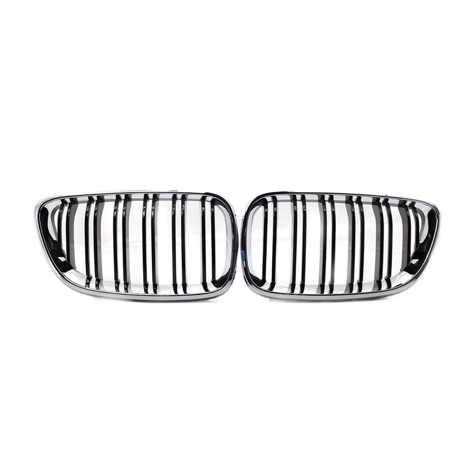 Chromgitter Auto-Nierengrill Doppellamellengitter Kompatibel für BMW F30 F35 E90 E91 E36 F10 F18 F06 F12 F22 F15 F16 Autozubehör(F22 F23 14-18) von XWBTRQLK