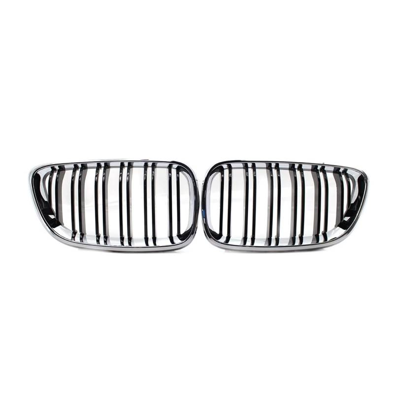 Chromgitter Auto-Nierengrill Doppellamellengitter Kompatibel für BMW F30 F35 E90 E91 E36 F10 F18 F06 F12 F22 F15 F16 Autozubehör(F22 F23 14-18) von XWBTRQLK