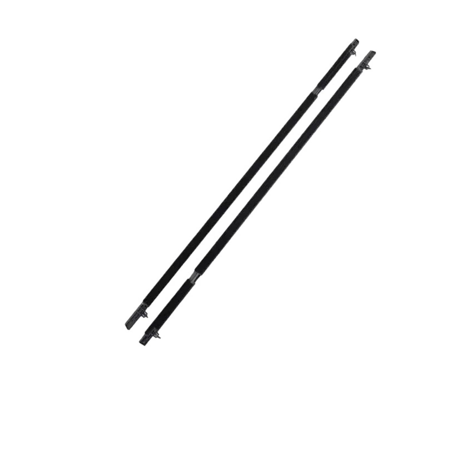 Dichtungsstreifen für Autotürglas, kompatibel mit Toyota RAV4 XA30 2006–2012, US-Version, wasserdicht, Fensterdichtungen, Dichtungsbänder, Zubehör(Black Front 2pcs) von XWBTRQLK