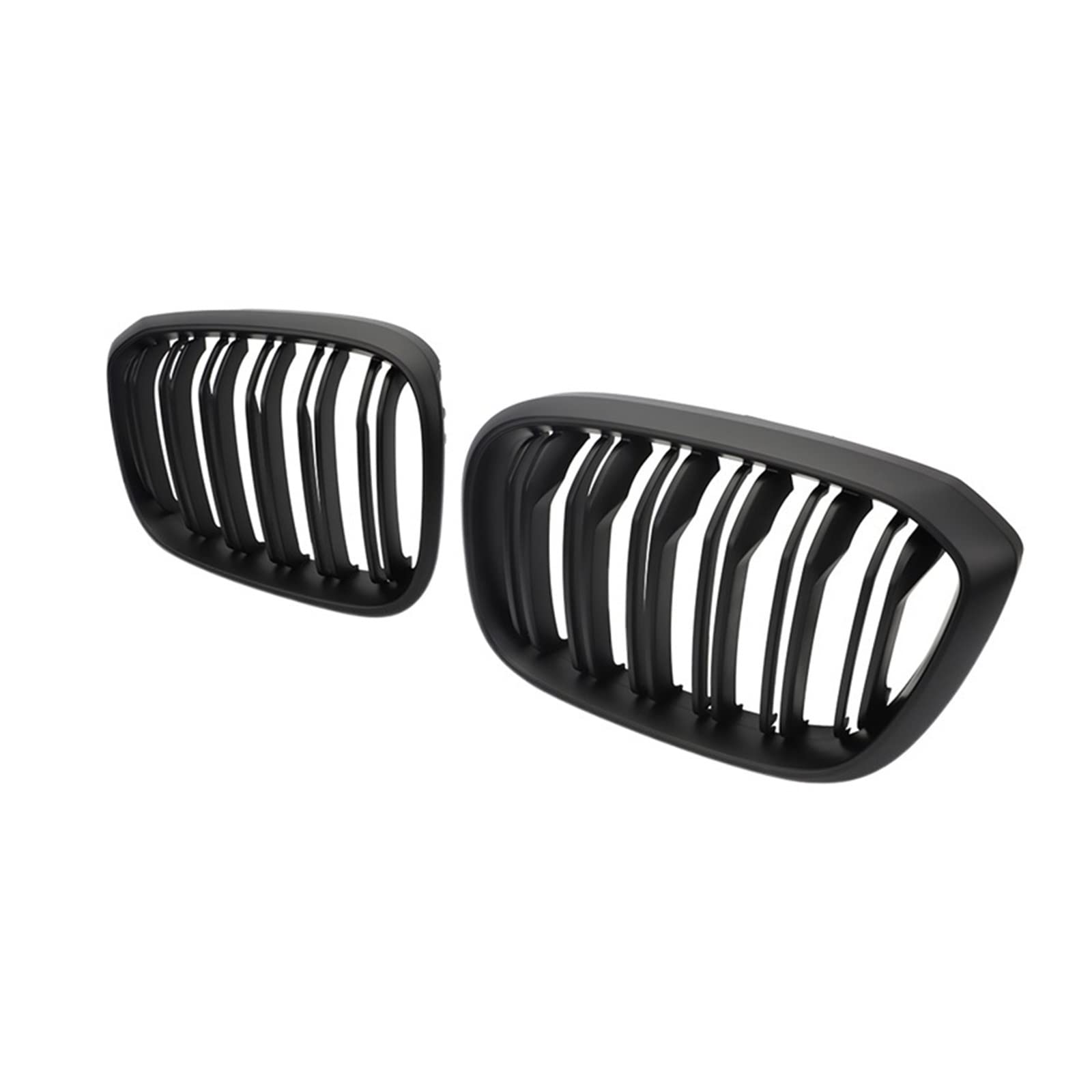 Doppellamellen-Auto-Frontgrill-Gitter Nierengrill Kompatibel für BMW 3 4 X3 G01 G08 X4 G02 2018 2019 2020 2021 Renngitter Auto-Styling(Matte Black) von XWBTRQLK