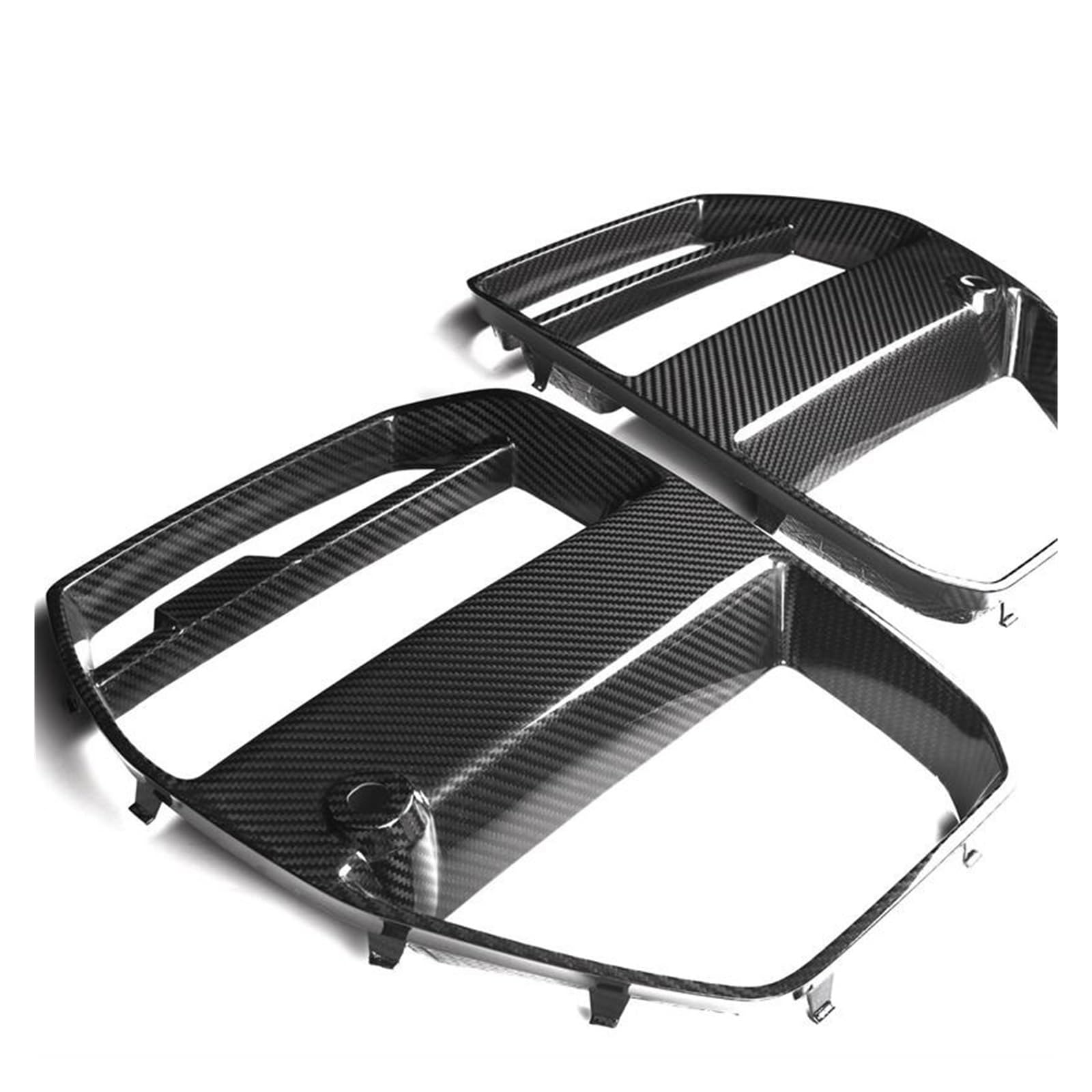 Dry Carbon Fiber Kühlergrill Kompatibel Für BMW M3 M4 G80 G82 G83 Stoßfänger Grille(V Style) von XWBTRQLK