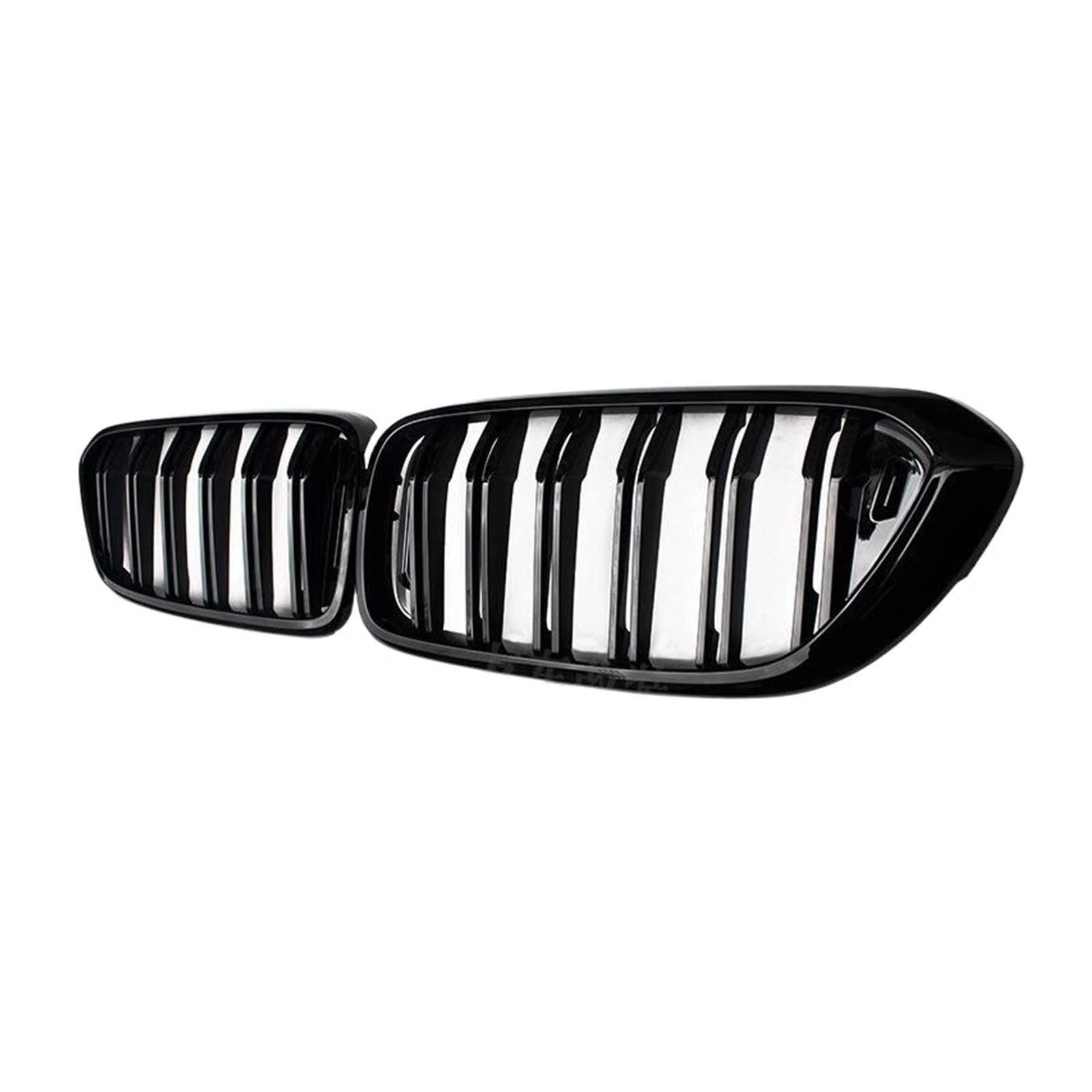Dual Line Nieren-Frontgrills Kompatibel für BMW 6er GT G32 2018 2019 2020 Autokühler ABS Gloss Black Racing Grille Außenteile(Glossy Black) von XWBTRQLK