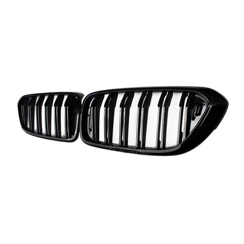 Dual Line Nieren-Frontgrills Kompatibel für BMW 6er GT G32 2018 2019 2020 Autokühler ABS Gloss Black Racing Grille Außenteile(Glossy Black) von XWBTRQLK