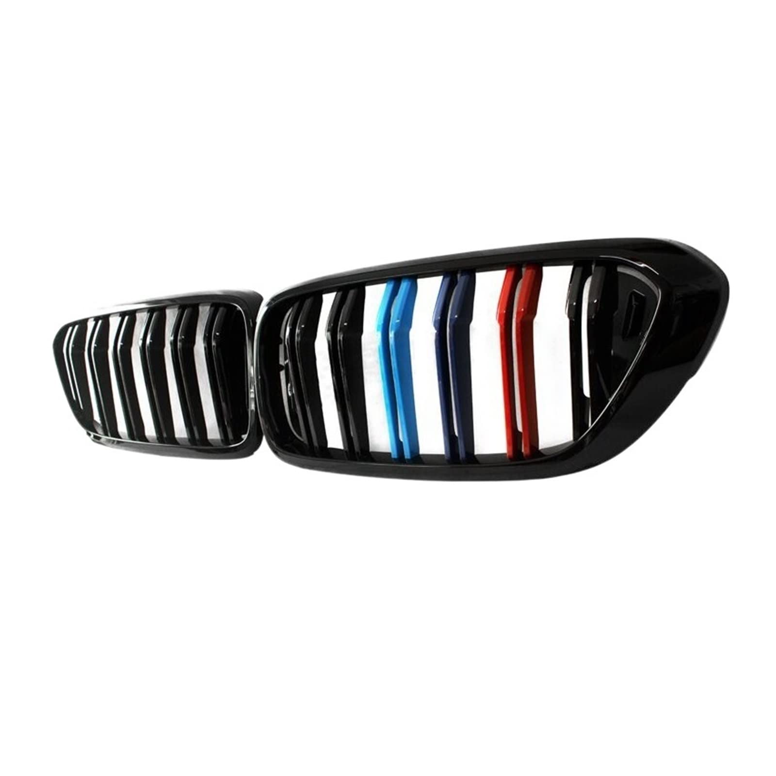 Dual Line Nieren-Frontgrills Kompatibel für BMW 6er GT G32 2018 2019 2020 Autokühler ABS Gloss Black Racing Grille Außenteile(Three Colors) von XWBTRQLK
