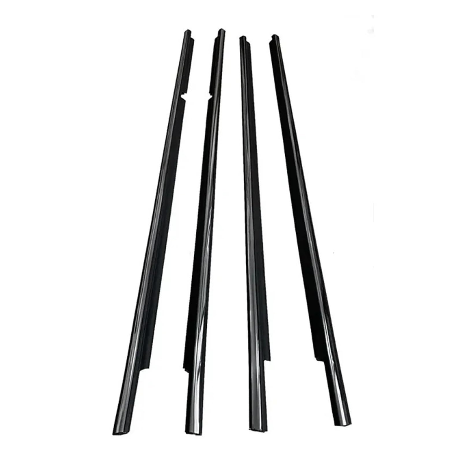 Fensterdichtungen, kompatibel mit Toyota Land Cruiser LC100, kompatibel mit Lexus LX470 1998–2007, Seitentürglas, Chromzierleiste, Dichtungsbänder von XWBTRQLK