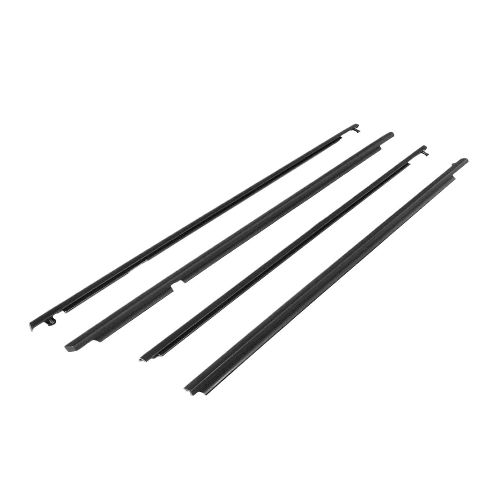Fensterdichtungsstreifen, äußere Glasdichtungsgummistreifen, Riemenverkleidung, kompatibel mit Toyota RAV4 2006–2012 (US-Version) (Größe vor dem Kauf prüfen) von XWBTRQLK