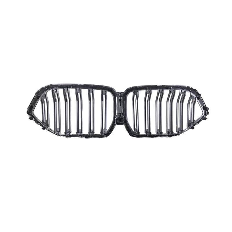 Glanz Schwarz Dual Lamellen Grille Außenseite Niere Grill Kompatibel Für BMW X6 G06 51138080761 2020-2022 von XWBTRQLK