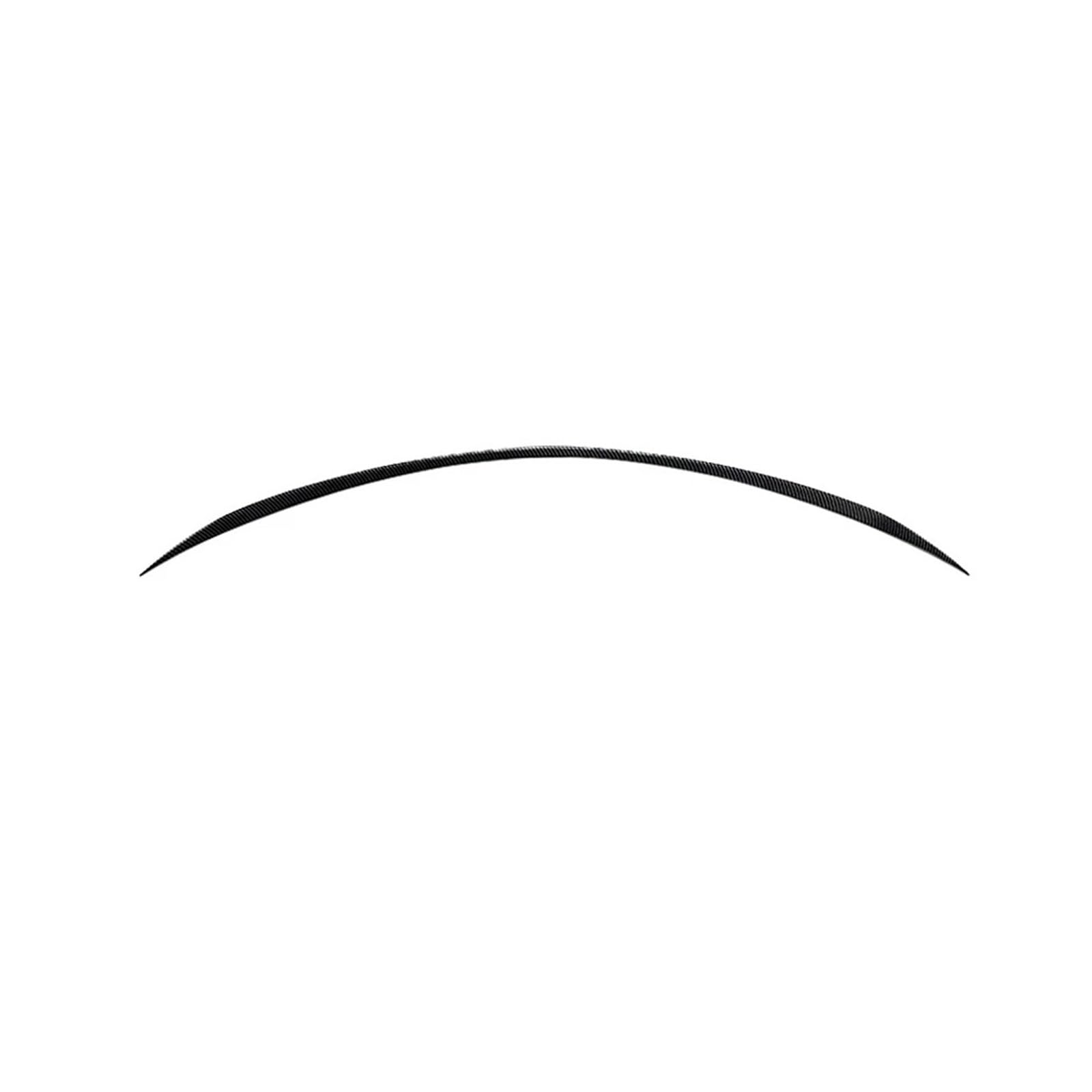 Heckspoilerlippe für Dachgepäckträger, kompatibel mit W205, S205, C-Klasse, C180, C200, C300, C43, C63 AMG 2014–2021(Carbon Look) von XWBTRQLK