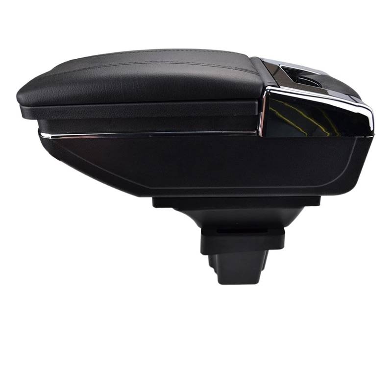 Innendekoration Armlehne kompatibel for Chevrolet Trax Tracker/kompatibel for Holden Trax 2013 2014 2015 2016 2017 Zentraler Inhalt drehbare Box(Black thread) von XWBTRQLK