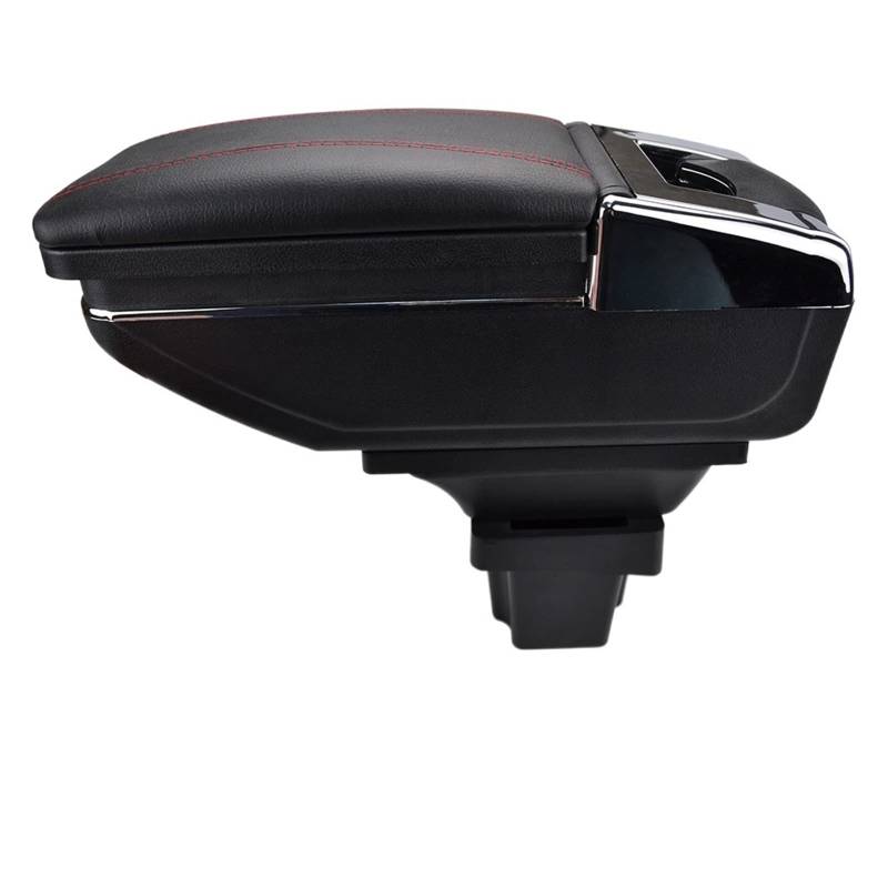 Innendekoration Armlehne kompatibel for Chevrolet Trax Tracker/kompatibel for Holden Trax 2013 2014 2015 2016 2017 Zentraler Inhalt drehbare Box(Red thread) von XWBTRQLK