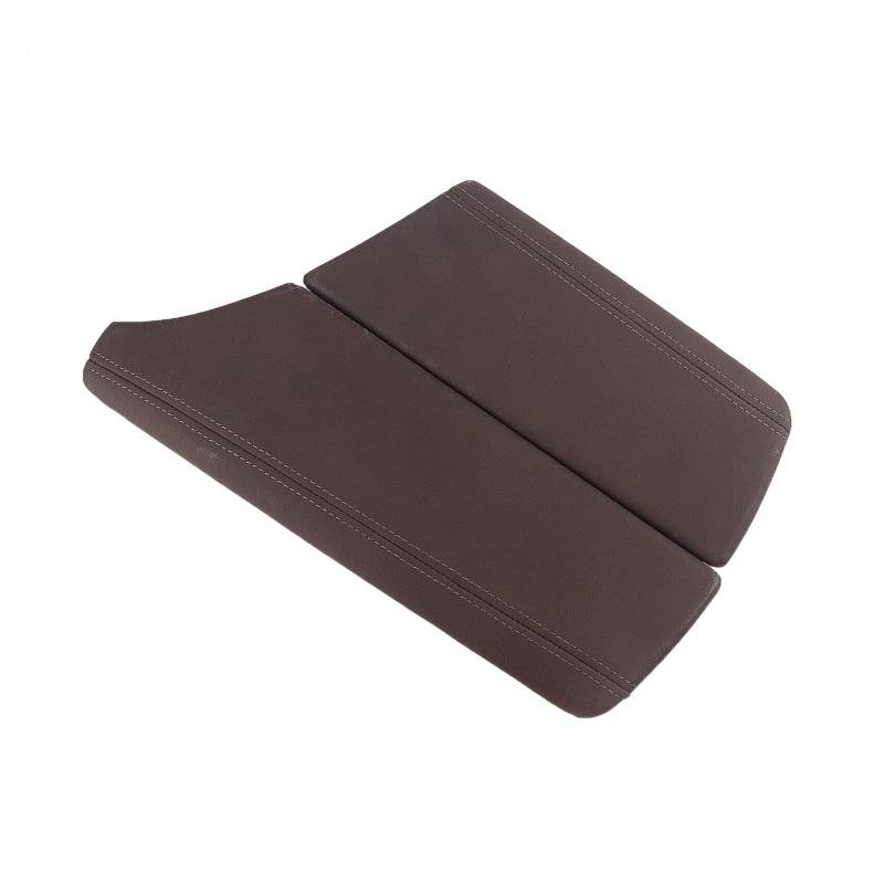 Kompatibel for BMW F10 F11 F18 2010–2017 5Series Beige Leder Auto Mittelkonsole Armlehne Abdeckung Control Arm Rest Board Panel Deckel Schild(Mocha Brown) von XWBTRQLK