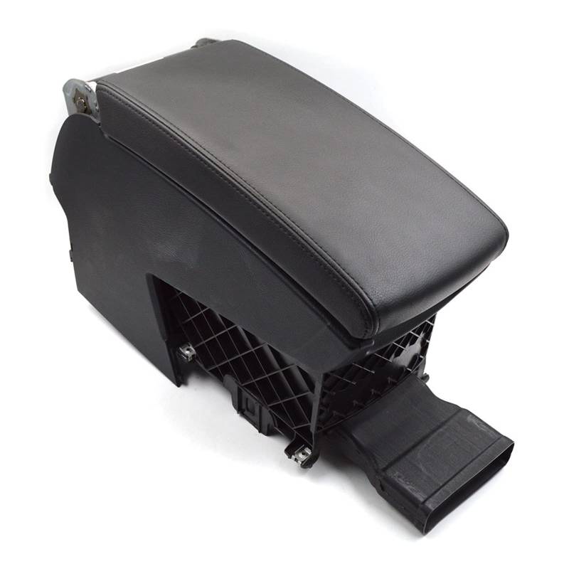 Kompatibel for VW Passat B7 High mit Mittelarmlehnenkasten-Baugruppe, Schwarz von XWBTRQLK