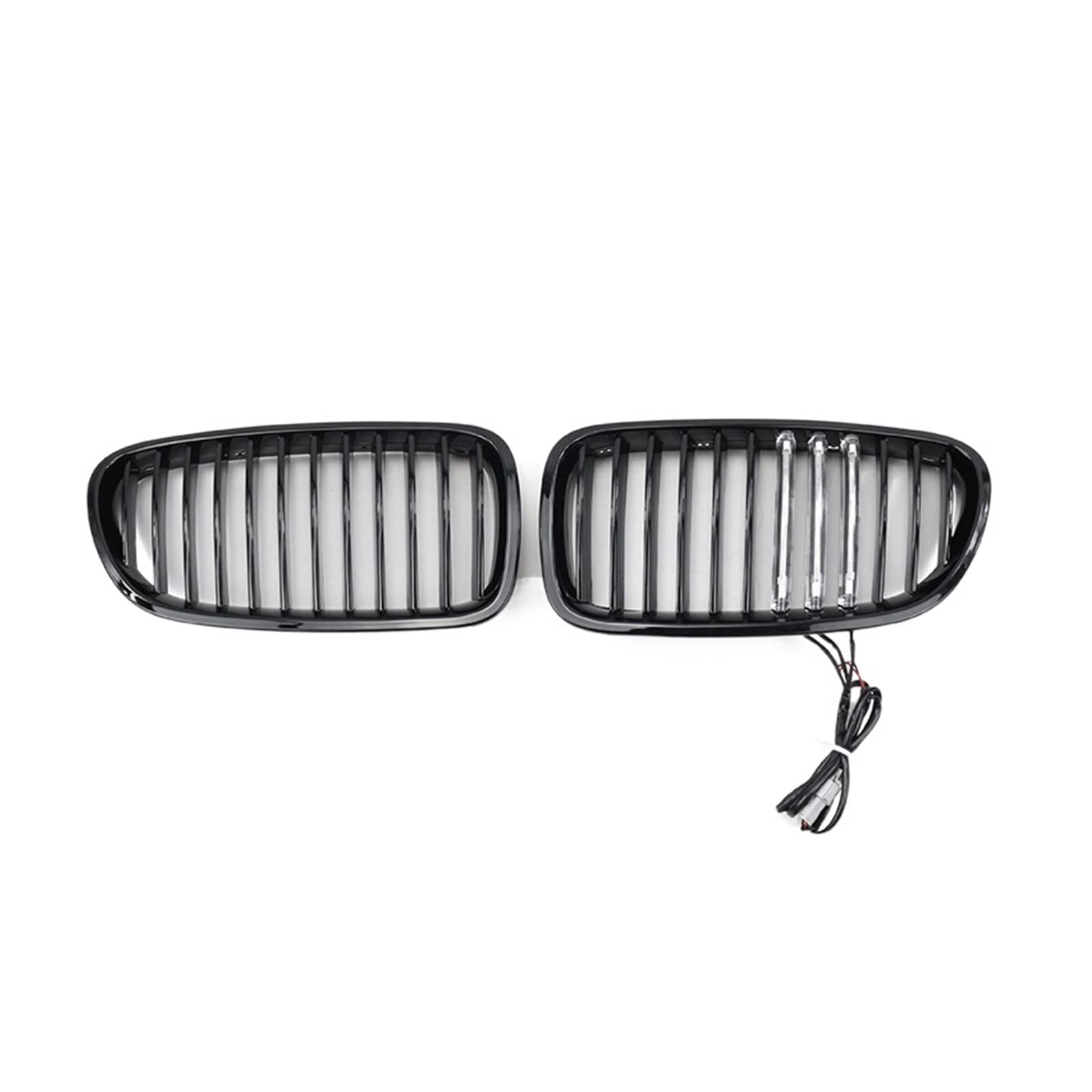 Kompatibel für BMW 5er F10 F11 F18 520i 523i 525i 530i LED-Auto-Frontgrill Nierengrill Renngrills 2010-2017 Einzellinie von XWBTRQLK