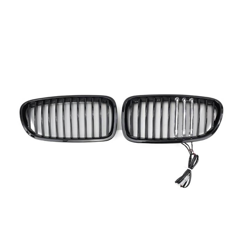 Kompatibel für BMW 5er F10 F11 F18 520i 523i 525i 530i LED-Auto-Frontgrill Nierengrill Renngrills 2010-2017 Einzellinie von XWBTRQLK