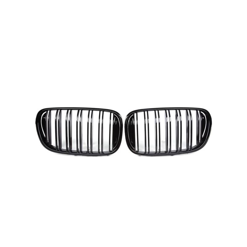 Kompatibel für BMW 7er G11 G12 Limousine 2015–2019 Pre-lci Frontstoßstange ABS Ersatz Nierengrill Auto Styling Frontgrills Schwarz(2-slat gloss black) von XWBTRQLK