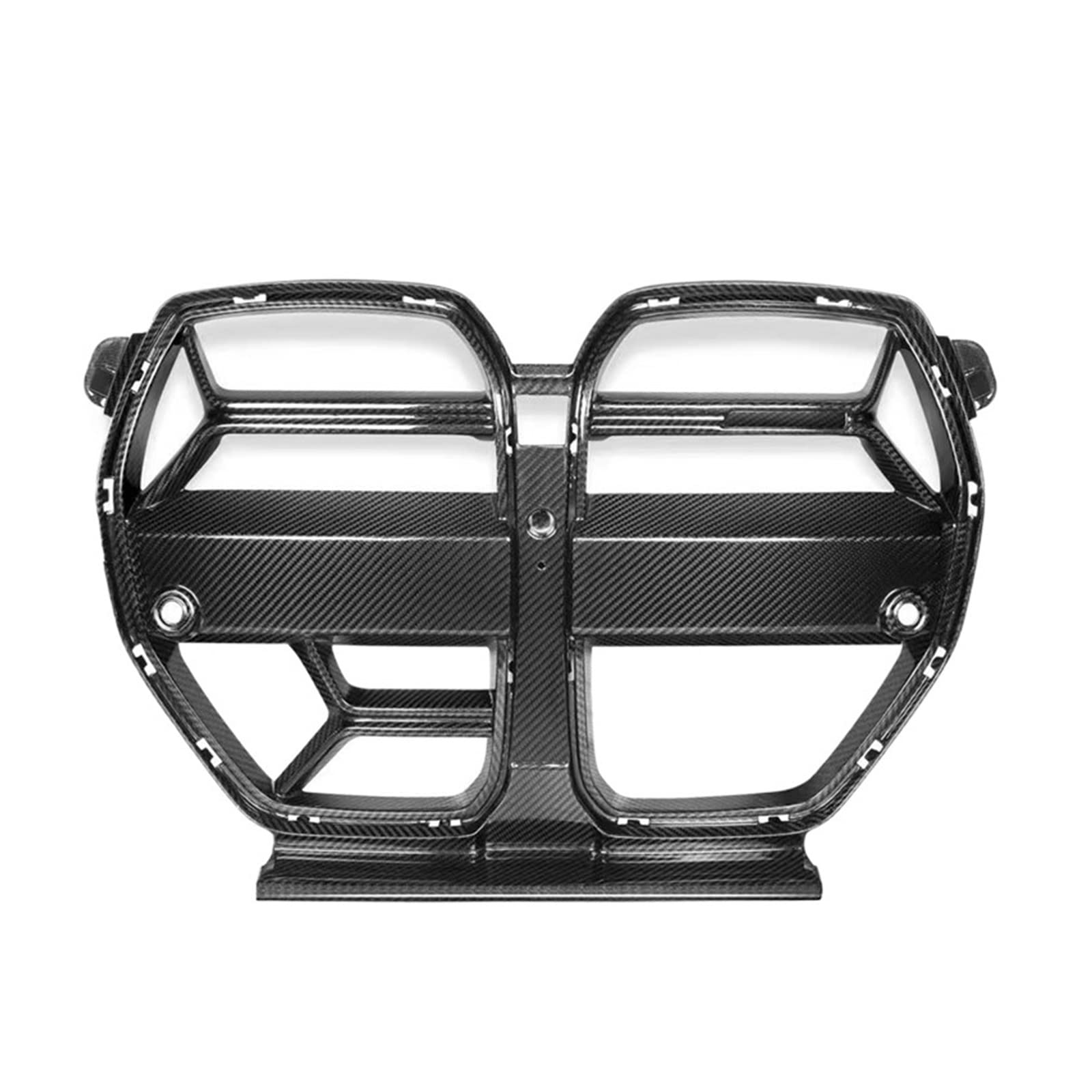 Kompatibel für BMW M3 G80 M4 G82 Frontstoßstange aus echtem Dry Carbon Fiber Dry Carbon Fiber Grille Zubehör 2021 2022 2023(CSL Style) von XWBTRQLK
