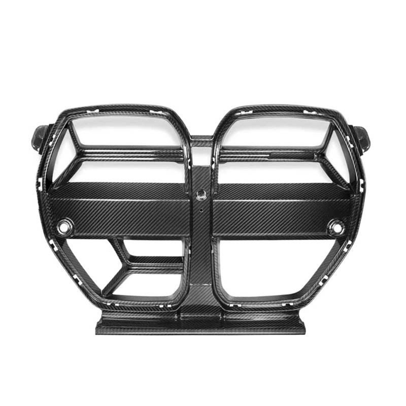 Kompatibel für BMW M3 G80 M4 G82 Frontstoßstange aus echtem Dry Carbon Fiber Dry Carbon Fiber Grille Zubehör 2021 2022 2023(CSL Style) von XWBTRQLK