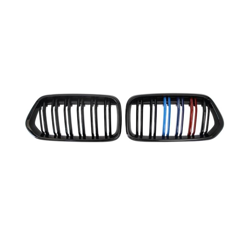 Kompatibel für BMW X2 F39 Auto Frontstoßstange Nierengrill Renngrill Glanz Schwarz M ABS Doppellinie Ersatz Neues Zubehör 2018-2022(Color) von XWBTRQLK