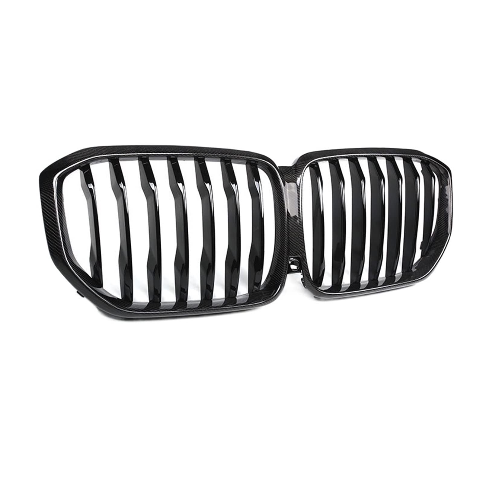 Kompatibel für BMW X5 G05 Single Line Carbon Fiber Bright Black X5 Racing Grill Kühlergrill von XWBTRQLK
