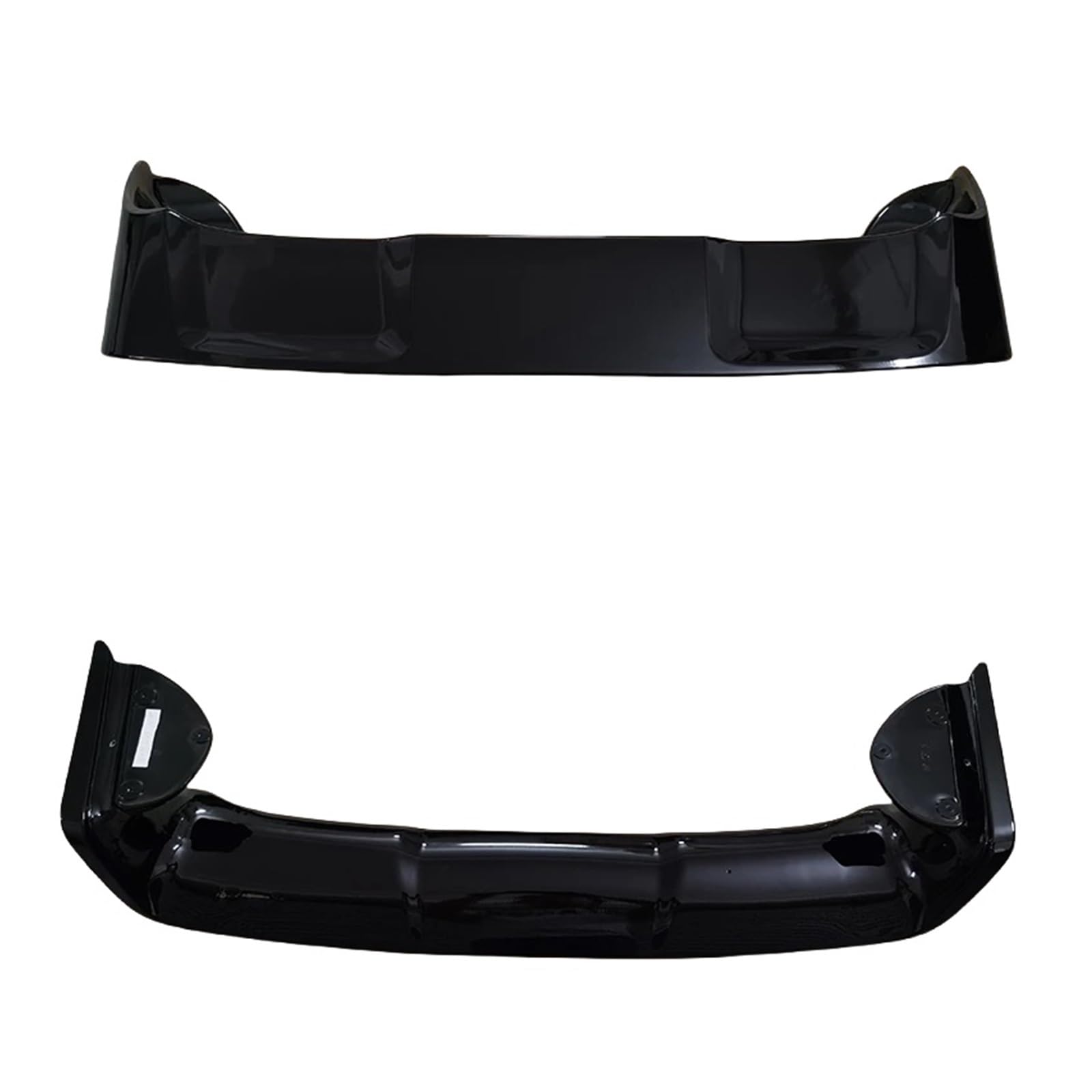 Kompatibel für Mitsubishi Lancer 2008–2015 Jahre Spoiler Evo Style ABS-Kunststoff Heckspoiler Heckspoiler Karosserie-Kit Zubehör(Glossy black) von XWBTRQLK
