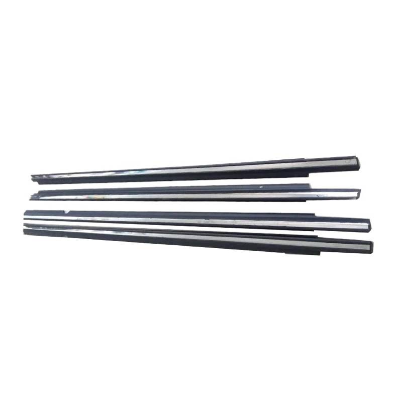 Kompatibel für Toyota Corolla 2008–2013 Fensterdichtungen, 4 Stück, vorne und hinten, Gummidichtungsstreifen, 7573012300, 7571002210(Chrome) von XWBTRQLK