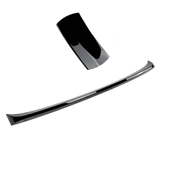 Kompatibel mit 3er-Serie E90 Spoiler E90 325i 330i 4 Türen Carbon-Muster Aufklebbarer Heckspoiler-Verlängerung Tuning E90 Zubehör(Gloss black) von XWBTRQLK