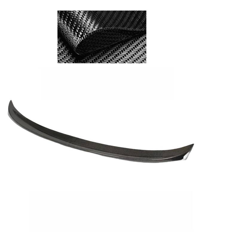 Kompatibel mit 3er-Serie E90 Spoiler E90 325i 330i 4 Türen Carbon-Muster Aufklebbarer Heckspoiler-Verlängerung Tuning E90 Zubehör(Real carbon fiber) von XWBTRQLK