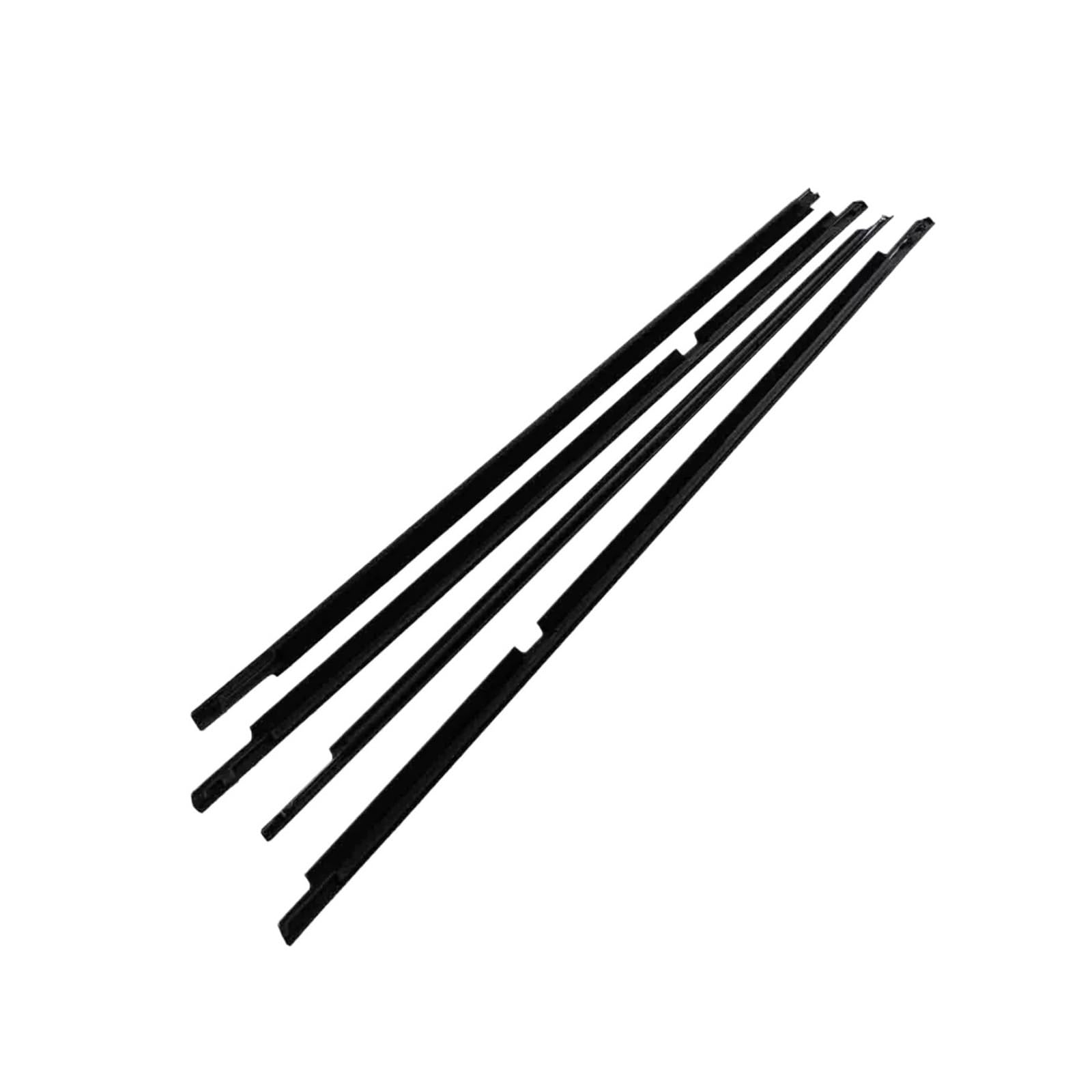Kompatibel mit Toyota Land Cruiser LC100 1998–2007. Fensterdichtungen. Kompatibel mit LEXUS LX470 1998–2007. Dichtungsbänder für die Seitentürglasverkleidung(Black) von XWBTRQLK
