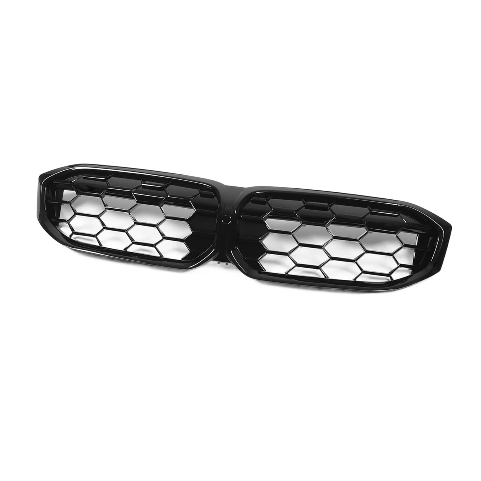 Kühlergrill Auto Obere Stoßstange Haube Mesh Racing Grills Gitter Mit Kamera Loch Auto Zubehör Kompatibel Für BMW 3 Serie G20 2023 330i(Standara Black) von XWBTRQLK