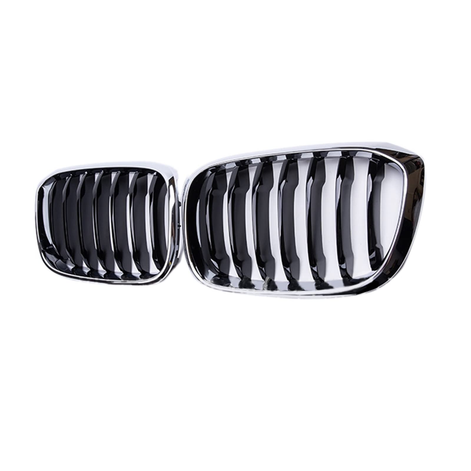 Kühlergrill Niere Grill Doppel Lamellen Kompatibel Für BMW G01 G02 G08 X3 X4 Matt Glänzend Schwarz Racing Grills(Matte Black 2 Slat) von XWBTRQLK
