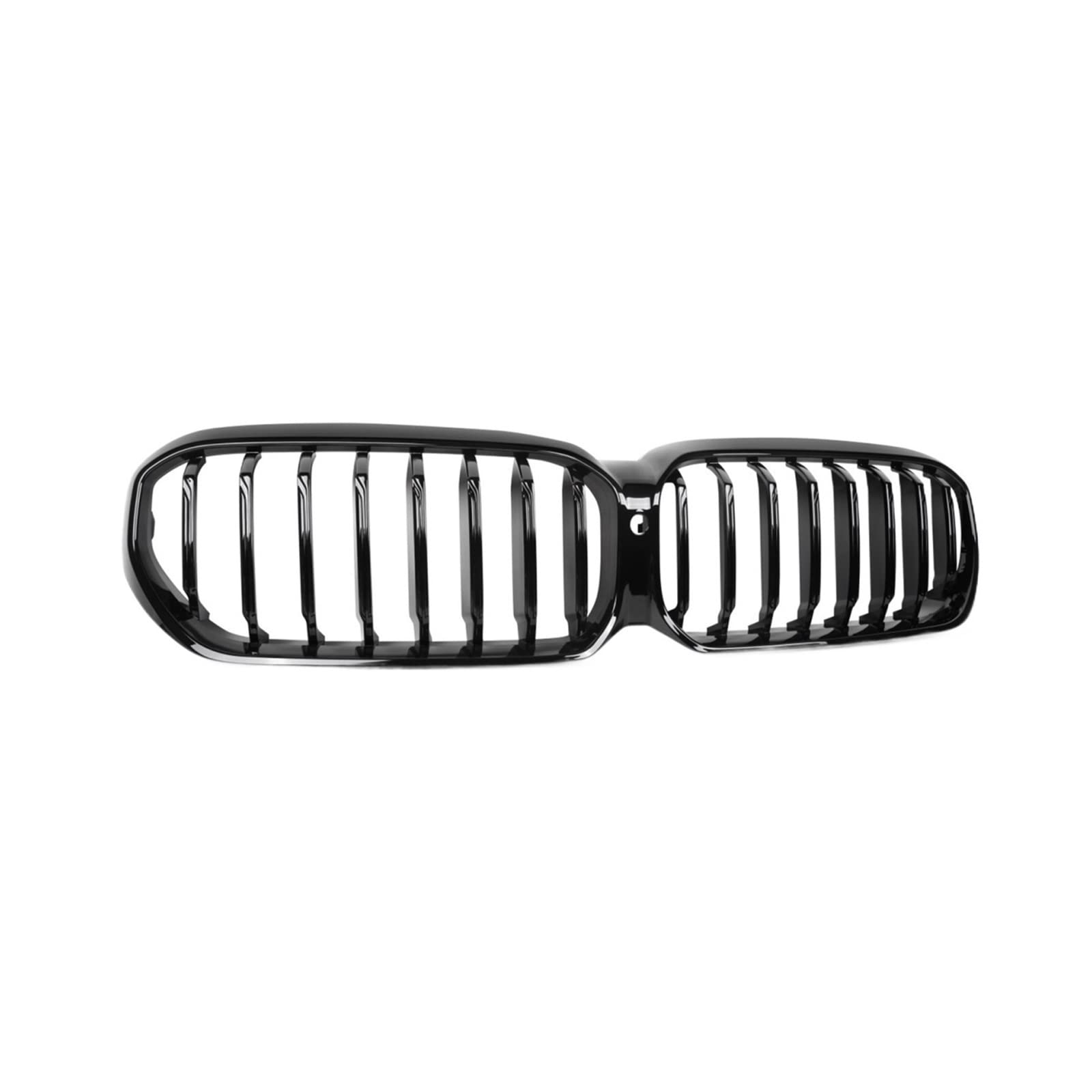 Kühlergrill kompatibel für BMW 5er G30 Limousine Piano Black Frontstoßstange Facelift G31 Wagon F90 Auto-Styling-Grills 2020–2022(1 Slat Gloss Black) von XWBTRQLK