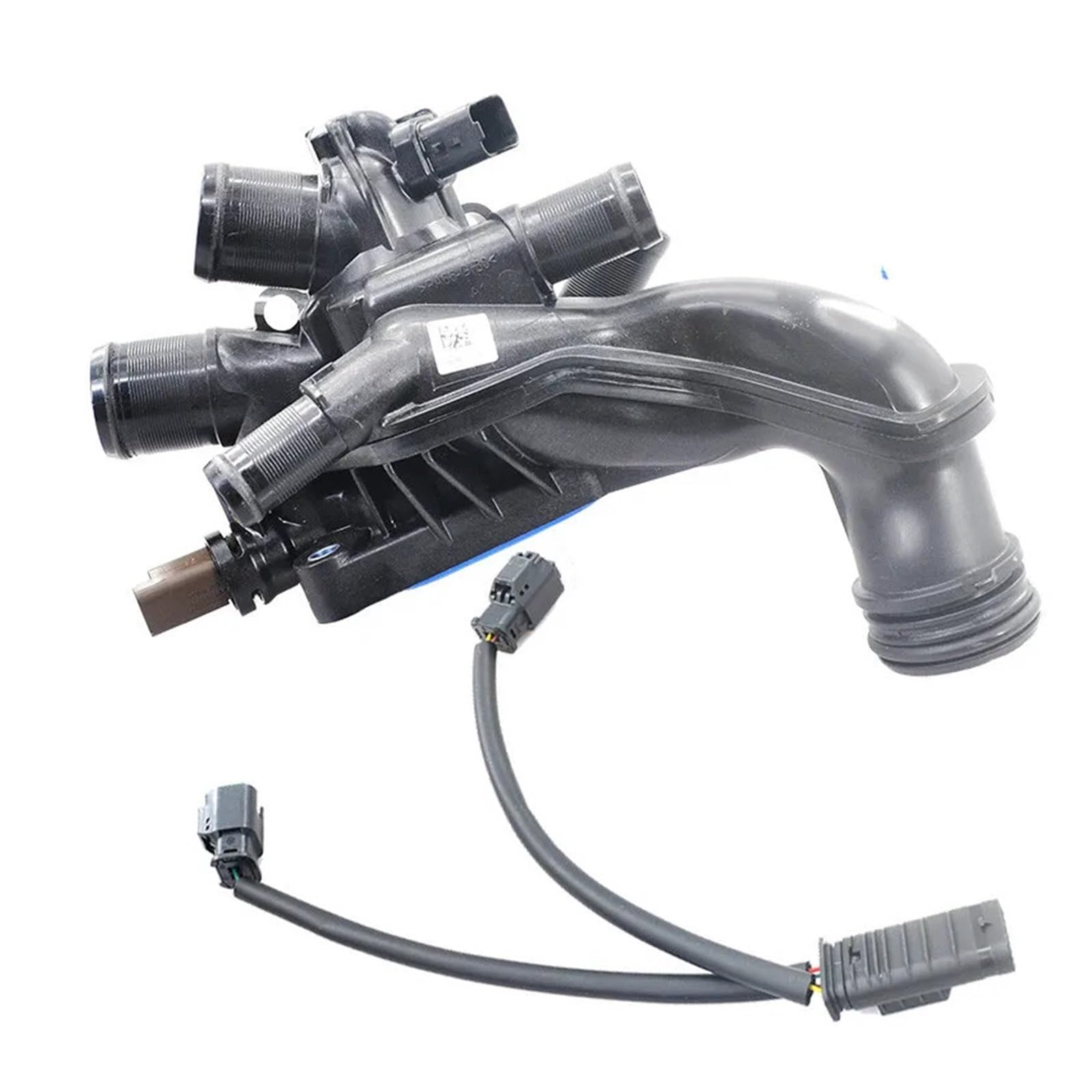 Kühlmittel-Thermostatgehäuse mit Sensor 9810916980, kompatibel for Peugeot 207 308 408 3008 RCZ Citroen C4 C3 DS3(With Wire Harness) von XWBTRQLK