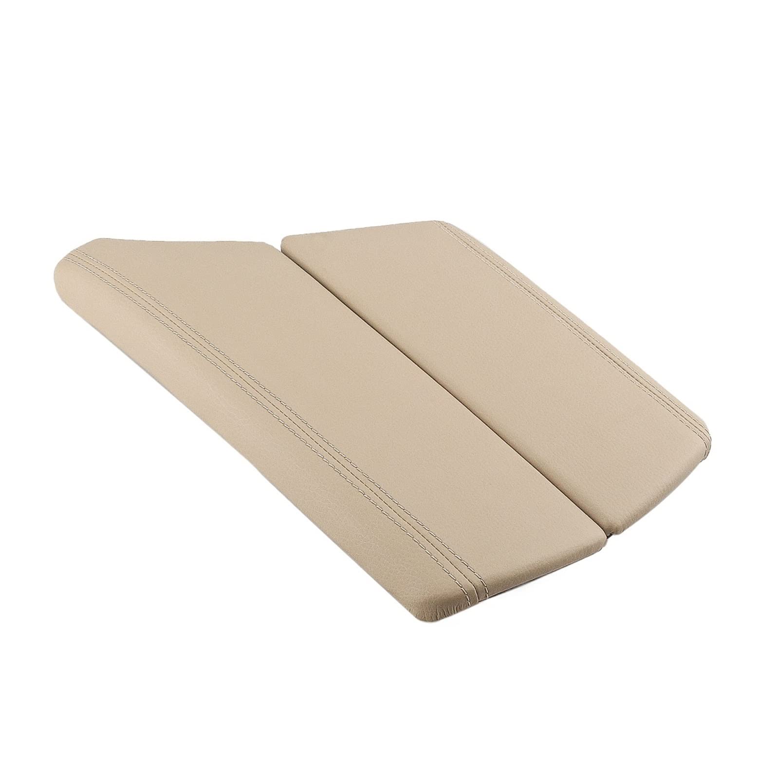 Leder Auto Mittelkonsole Armlehne Abdeckung Control Arm Rest Board Panel Deckel Schild Schatten Kompatibel for BMW F10 F11 F18 2010-2017 5Series(BEIGE) von XWBTRQLK