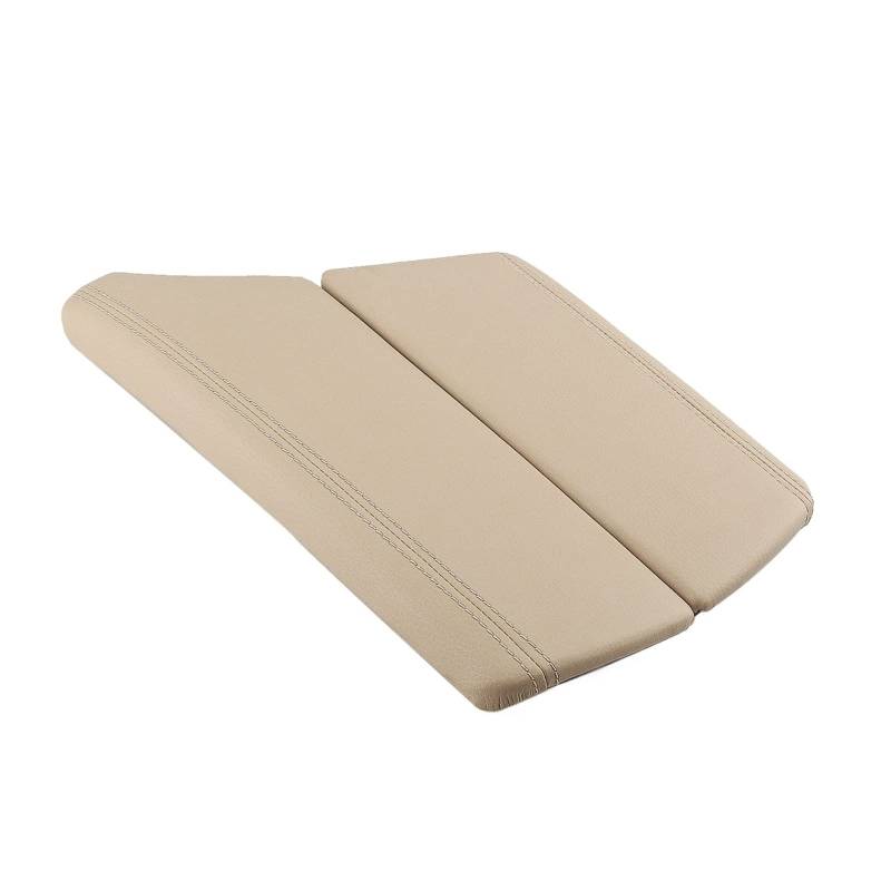 Leder Auto Mittelkonsole Armlehne Abdeckung Control Arm Rest Board Panel Deckel Schild Schatten Kompatibel for BMW F10 F11 F18 2010-2017 5Series(BEIGE) von XWBTRQLK