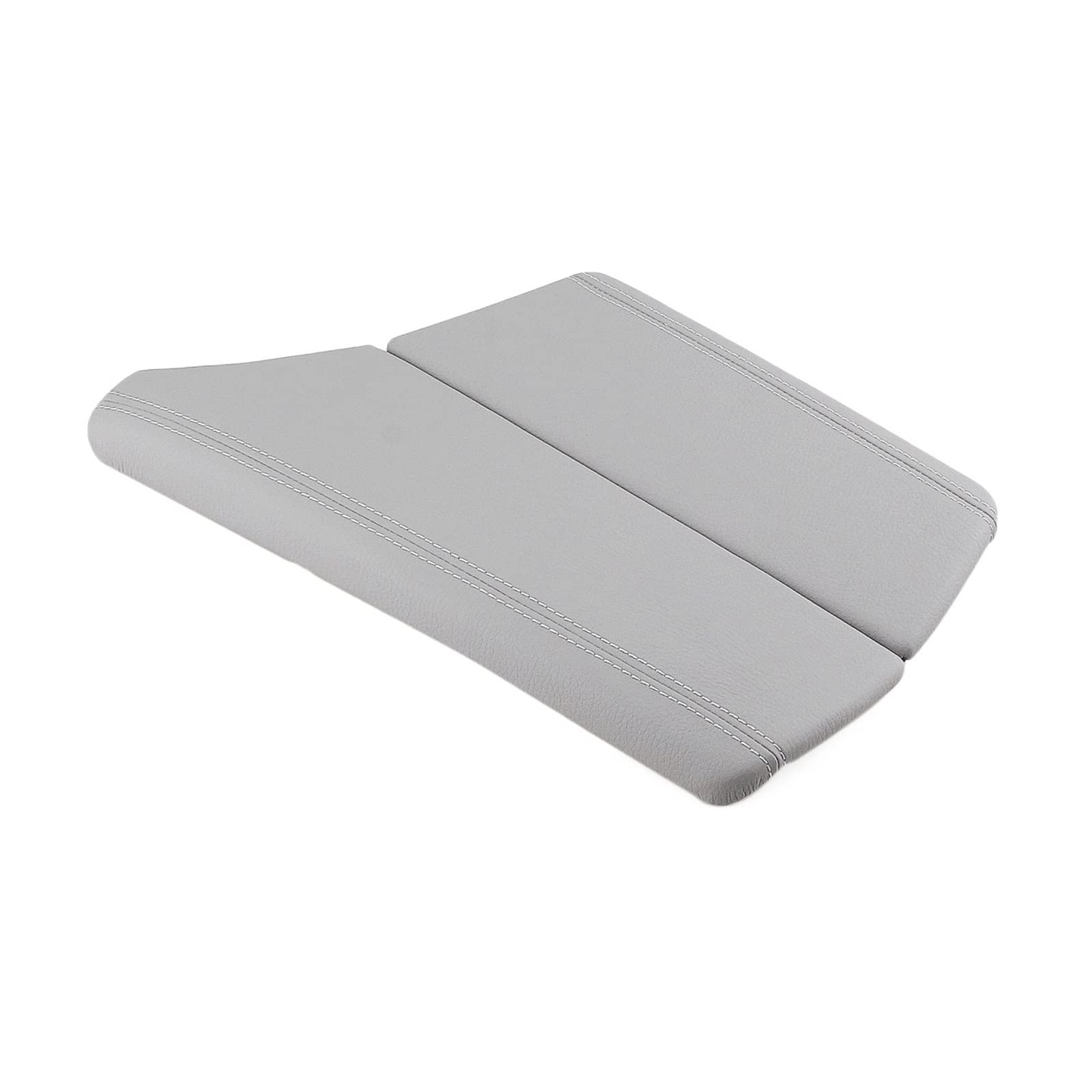 Leder Auto Mittelkonsole Armlehne Abdeckung Control Arm Rest Board Panel Deckel Schild Schatten Kompatibel for BMW F10 F11 F18 2010-2017 5Series(Gray) von XWBTRQLK
