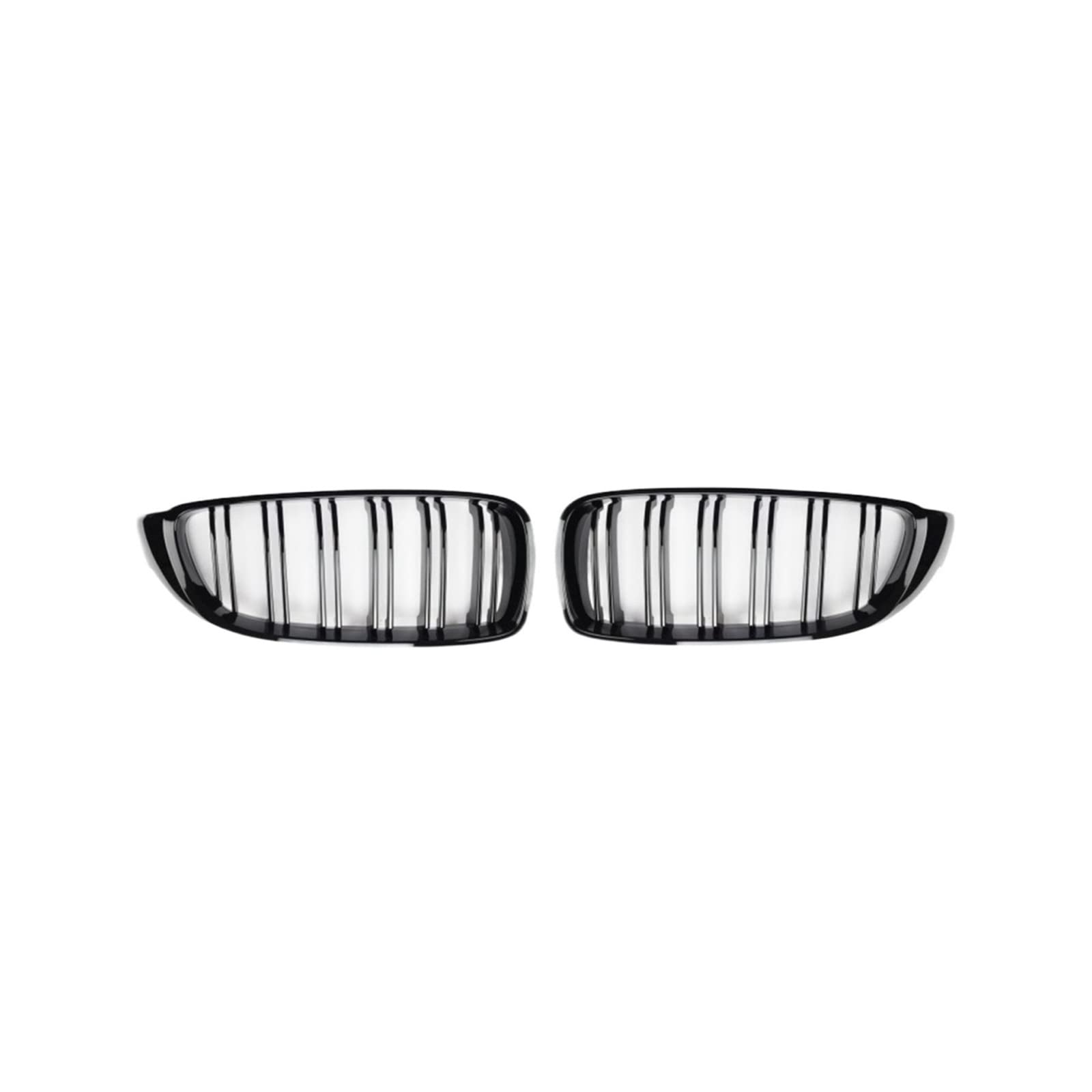 Leuchtend schwarzer Nierengrill im M4-Stil, kompatibel mit BMW F32 F33 F36 F80 F82 2013–2020 Cabriolet Coupé 425i 430i 440i 435i von XWBTRQLK