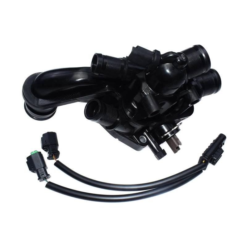 Neues Kühlmittelthermostat & Gehäuse & Sensor & Steckersatz kompatibel for Mini Cooper Countryman 9808646980,11537534521,12517646145,1336C(With Harness) von XWBTRQLK