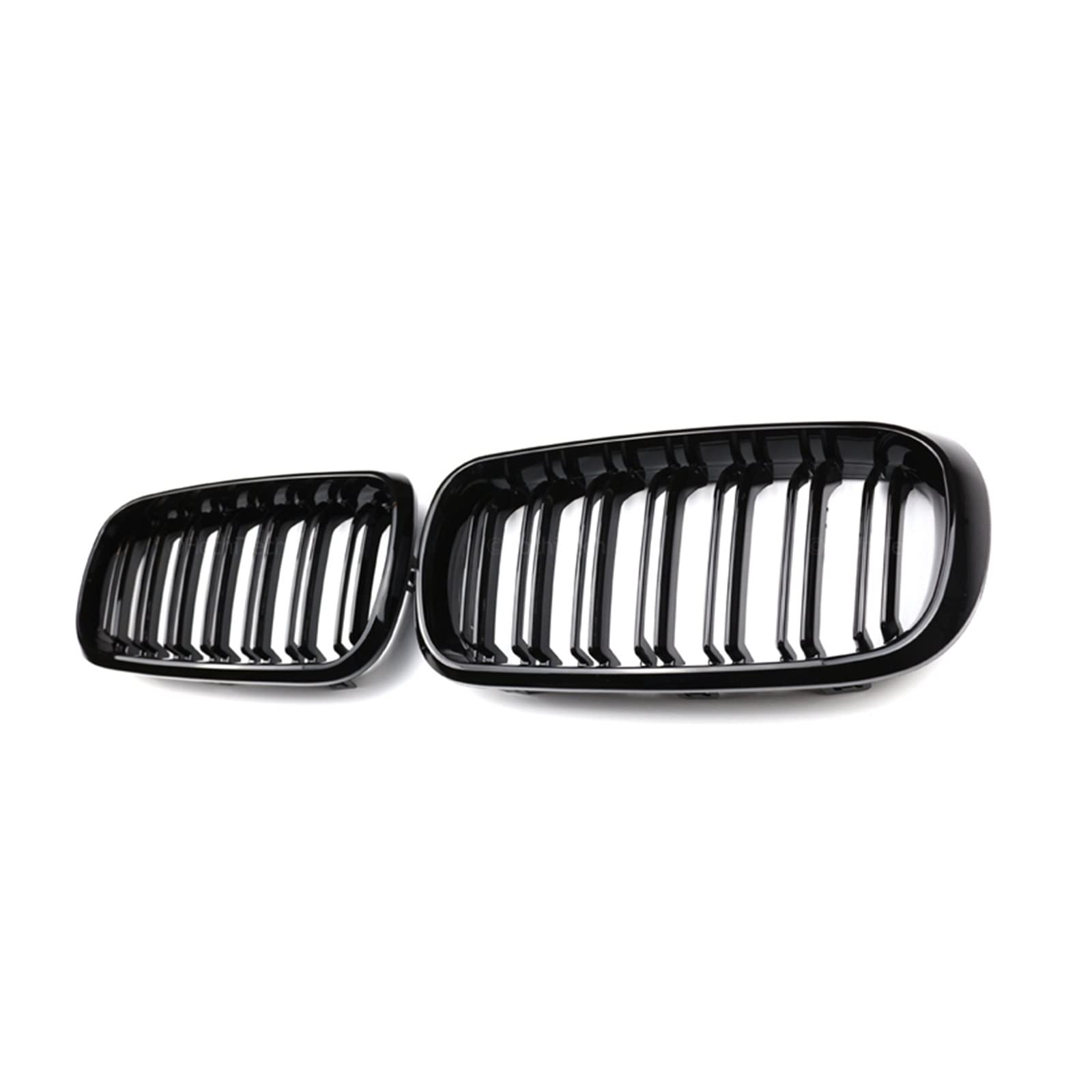 Nierengrill für die Motorhaube, Doppellinie, kompatibel mit BMW X5 F15 X6 F16 X5M F85 X6M F86, glänzend schwarz, Nierengrill für die Motorhaube(All Black) von XWBTRQLK