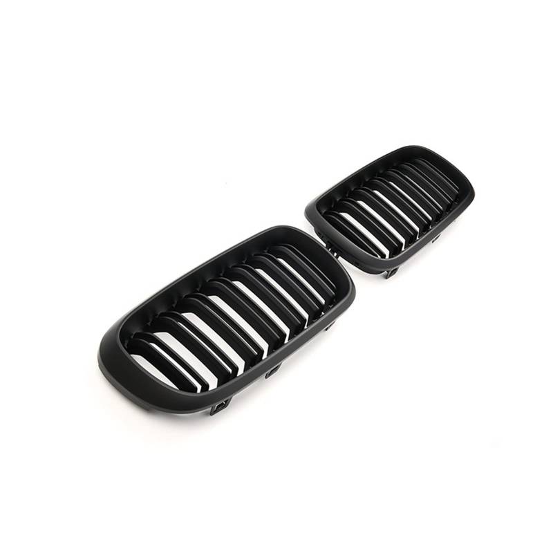 Paar Auto-Nierengrill, schwarz glänzend, M-Renngrill, kompatibel für BMW F15/F16 X5 X6 2014 2015 2016 2017, Auto-Tuning, Frontgrills, Zubehör(Matt Black) von XWBTRQLK