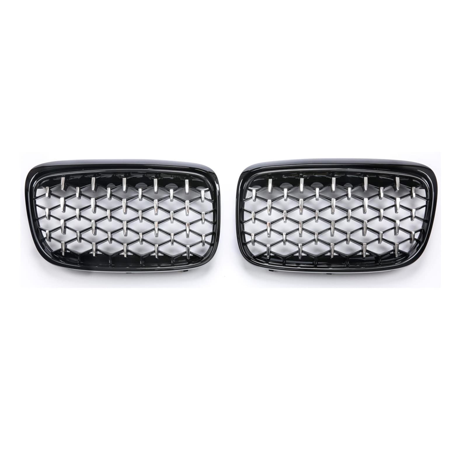 Paar Diamant-Nierengrills Kompatibel Für BMW 2er F45 F46 216i 218i 220i 225i ABS-Materialien(Black edge) von XWBTRQLK
